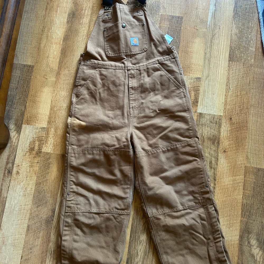 Carhartt Tan Canvas Quilted-Lined Jacket